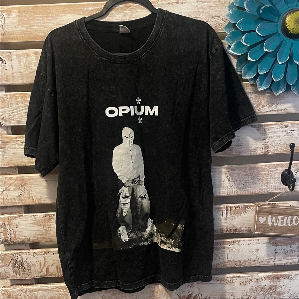 Ken Carson Music Black Graphic Short Sleeve Oversized Shirt Size Medium